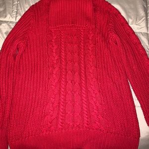 ‼️Red turtle neck gap sweater size xl 0006